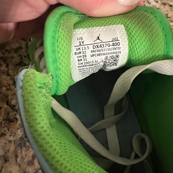 Nike Air Jordan 1 Mid PS 'Recycled Grind'  DX4370-400  Kids Size 1 - Picture 6 of 11